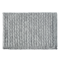 Плед CASHMERE CABLE KNIT Grey